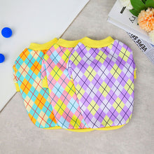 Load image into Gallery viewer, Pet Clothes Classical Lattice Two-legged Clothes Comfortable and Breathable Cat Clothes Puppy Clothes
