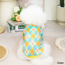 Load image into Gallery viewer, Pet Clothes Classical Lattice Two-legged Clothes Comfortable and Breathable Cat Clothes Puppy Clothes