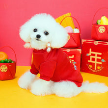 Load image into Gallery viewer, New Year Dog Hoodies Winter Dog Clothes for Small Dogs Pet Supplies Rabbit Print Pet Hoodies Cute Warm Chihuahua Clothes