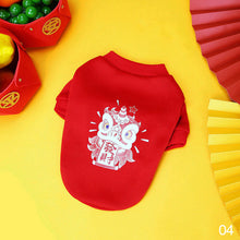 Load image into Gallery viewer, New Year Dog Hoodies Winter Dog Clothes for Small Dogs Pet Supplies Rabbit Print Pet Hoodies Cute Warm Chihuahua Clothes