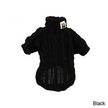 Load image into Gallery viewer, Puppy Dog Knit Sweater Pet Cat Warm Winter Classic Sweaters Knitted Turtleneck Small Dogs Kitten Cats Soft Knitwear Apparel XS-L