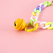 Load image into Gallery viewer, Pet Cat Collar Candy Color Resin Bells Solid Color Collar Neck Chain Pet Cat Puppy Supplies Necklace Accessories
