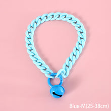 Load image into Gallery viewer, Pet Cat Collar Candy Color Resin Bells Solid Color Collar Neck Chain Pet Cat Puppy Supplies Necklace Accessories