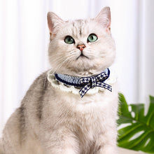 Load image into Gallery viewer, Pet Collar Puppy Dogs Cats Woolen Collar Pet Necklace Saliva Towel Hand-knitted Cat Bow-knot Adjustable Collar Crochet Neck Strap Pet Accessories