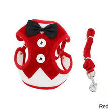 Load image into Gallery viewer, Elegant Bow Dog Collars Necktie Traction Rope Pet Harness for Small Medium Dogs Cat Chest Strap Dog Accessories