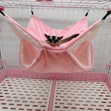 Load image into Gallery viewer, Hamster Hammock Double-layer Thicken Warm Sleeping Bag Nest Hanging Cage House for Squirrel Ferret Rabbit Pet Bed