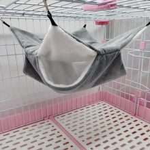 Load image into Gallery viewer, Hamster Hammock Double-layer Thicken Warm Sleeping Bag Nest Hanging Cage House for Squirrel Ferret Rabbit Pet Bed