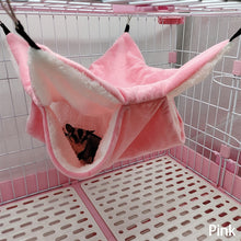 Load image into Gallery viewer, Hamster Hammock Double-layer Thicken Warm Sleeping Bag Nest Hanging Cage House for Squirrel Ferret Rabbit Pet Bed