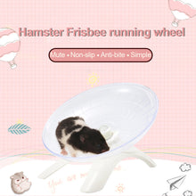 Load image into Gallery viewer, Pet Hamster Running Wheel Mute Flying Saucer Steel Axle Wheel Running Disc Toys Cage Small Animal Hamster Accessories