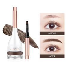 Load image into Gallery viewer, Waterproof Natural Moulding Eyebrow Coloring Cream Mascara Natural Long Lasting Creamy Texture Tinted Brow Gel with Brush