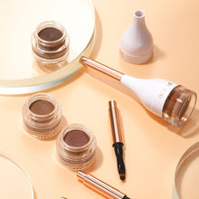 Load image into Gallery viewer, Waterproof Natural Moulding Eyebrow Coloring Cream Mascara Natural Long Lasting Creamy Texture Tinted Brow Gel with Brush