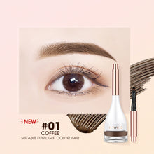 Load image into Gallery viewer, Waterproof Natural Moulding Eyebrow Coloring Cream Mascara Natural Long Lasting Creamy Texture Tinted Brow Gel with Brush