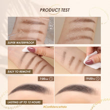 Load image into Gallery viewer, Natural Waterproof Solid Eye Brow Pencil with Brush Anti-sweat Sweat Resistant Durable Long Lasting Eyebrow Pencil Beauty Makeup