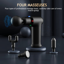 Load image into Gallery viewer, LED Light Massage Gun Cool Massager Portable Muscle Relaxation Deep Tissue Muscle Neck Body Back Relaxation Fascia Gun