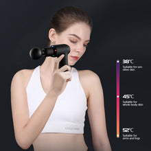 Load image into Gallery viewer, LED Light Massage Gun Cool Massager Portable Muscle Relaxation Deep Tissue Muscle Neck Body Back Relaxation Fascia Gun
