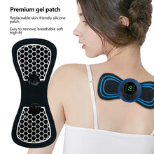 Load image into Gallery viewer, Portable LCD Display EMS Neck Stretcher Massage Electric Cervical Massage Patch Pulse Muscle Stimulator Relief Pain Massager