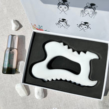 Load image into Gallery viewer, Multifunctional Ceramic Gua Sha Massage Tools Face Massager Scraping Board Body Carving Whole Body Point Acupoint Massager