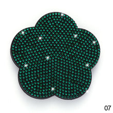 Load image into Gallery viewer, Car Water Cup Non-slip Shockproof Silica Gel Pad Cup Coaster Rhinestone Holder Bling Auto Interior Accessories