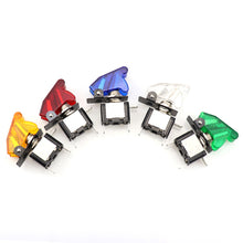 Load image into Gallery viewer, DC 12V 20A Auto Car Boat Truck Illuminated With LED Toggle Switch Safety Aircraft Flip Up Cover Guard