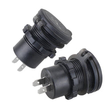 Load image into Gallery viewer, 68W Car Charger Three QC 3.0 USB Socket 12-24V with Switch Waterproof for Car Boat Marine RV