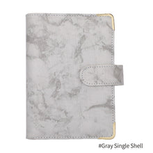 Load image into Gallery viewer, A6 Marble PU Money Budget Planner Binder With Zipper Envelopes Notebook Organizer System with Binder Pockets Saving Bill Organizer Gifts