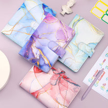 Load image into Gallery viewer, A6 Marble PU Money Budget Planner Binder With Zipper Envelopes Notebook Organizer System with Binder Pockets Saving Bill Organizer Gifts