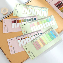 Load image into Gallery viewer, 200 Sheets Page Marker Index Tabs PET Colorful Note Bookmarks Memo Stickers Label Note Stationery School Office Supplies