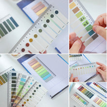 Load image into Gallery viewer, 200 Sheets Page Marker Index Tabs PET Colorful Note Bookmarks Memo Stickers Label Note Stationery School Office Supplies