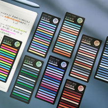 Load image into Gallery viewer, 300 Sheets Rainbow Color Index Memo Pad Posted It Sticky Notes Paper Sticker Notepad Bookmark School Supplies Kawaii Stationery