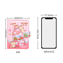 Load image into Gallery viewer, Creative 128 Sheets Papers 64K Cute Notebook Magnetic Buckle Color Page Student Manual Ledger Notepad Diary Book Kawaii