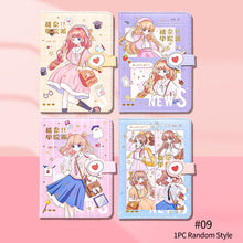 Load image into Gallery viewer, Creative 128 Sheets Papers 64K Cute Notebook Magnetic Buckle Color Page Student Manual Ledger Notepad Diary Book Kawaii