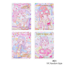 Load image into Gallery viewer, Creative 128 Sheets Papers 32K Cute Notebook Magnetic Buckle Color Page Student Manual Ledger Notepad Diary Book Kawaii