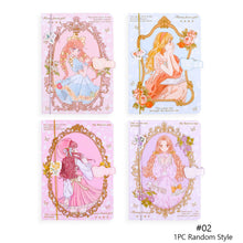 Load image into Gallery viewer, Creative 128 Sheets Papers 32K Cute Notebook Magnetic Buckle Color Page Student Manual Ledger Notepad Diary Book Kawaii