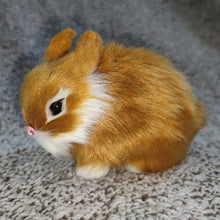 Load image into Gallery viewer, Simulation Rabbit Toy Squatting Model Home Decoration Rabbit Model Easter Rabbits Simulation Plush Toys Action Figures Kids Gift