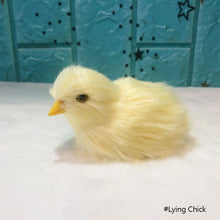 Load image into Gallery viewer, Simulation Chick Plush Toy Children Cognition Chicken Model Figurine Realistic Furry Animal Doll Chicken Easter Gift Kids
