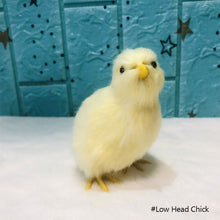 Load image into Gallery viewer, Simulation Chick Plush Toy Children Cognition Chicken Model Figurine Realistic Furry Animal Doll Chicken Easter Gift Kids