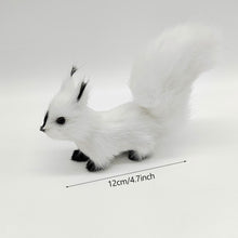 Load image into Gallery viewer, Simulation Mini Squatting Squirrel Model Cute Imitation Squirrel Ornaments Children Birthday Gifts Home Decoration Plush Figures Craft