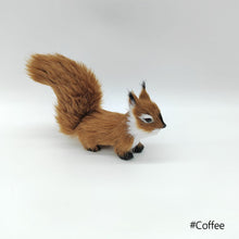 Load image into Gallery viewer, Simulation Mini Squatting Squirrel Model Cute Imitation Squirrel Ornaments Children Birthday Gifts Home Decoration Plush Figures Craft