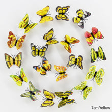 Load image into Gallery viewer, 12Pcs/lot PVC 3D Butterfly Wall Stickers Set Waterproof Double Layers Butterflies Art Decals Home Decoration Room Wall Decor