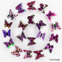 Load image into Gallery viewer, 12Pcs/lot PVC 3D Butterfly Wall Stickers Set Waterproof Double Layers Butterflies Art Decals Home Decoration Room Wall Decor