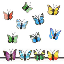 Load image into Gallery viewer, 12Pcs/lot PVC 3D Butterfly Wall Stickers Set Waterproof Art Decals Home Decoration Room Wall Decor