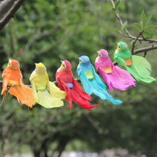 Load image into Gallery viewer, Cute Artificial Birds Fake Foam Animal Simulation Feather Birds Models Tit DIY Craft Wedding Home Garden Ornament Decoration