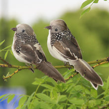 Load image into Gallery viewer, Cute Artificial Birds Fake Foam Animal Simulation Feather Birds Models Tit DIY Craft Wedding Home Garden Ornament Decoration