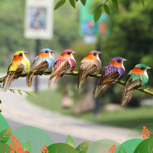 Load image into Gallery viewer, Cute Artificial Birds Fake Foam Animal Simulation Feather Birds Models Tit DIY Craft Wedding Home Garden Ornament Decoration