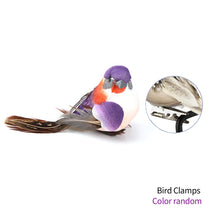 Load image into Gallery viewer, Cute Artificial Birds Fake Foam Animal Simulation Feather Birds Models Tit DIY Craft Wedding Home Garden Ornament Decoration