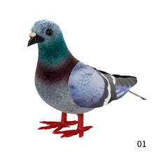 Load image into Gallery viewer, Artificial Dove Model Birds Imitation Animal Simulation Grey Pigeon Gift Photography Props Party Wedding Supply Home Decoration