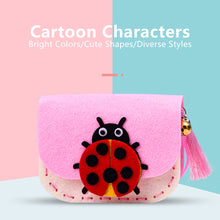 Load image into Gallery viewer, Children Handmade DIY Cloth Crossbody Bag Craft Kits Toy Non-woven Felt Bag Toys Montessori Aids Early Education for Kids Xmas Gift