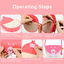 Load image into Gallery viewer, Children Handmade DIY Cloth Crossbody Bag Craft Kits Toy Non-woven Felt Bag Toys Montessori Aids Early Education for Kids Xmas Gift