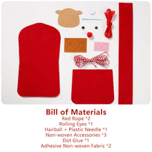Load image into Gallery viewer, Children Handmade DIY Cloth Crossbody Bag Craft Kits Toy Non-woven Felt Bag Toys Montessori Aids Early Education for Kids Xmas Gift