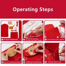Load image into Gallery viewer, Children Handmade DIY Cloth Crossbody Bag Craft Kits Toy Non-woven Felt Bag Toys Montessori Aids Early Education for Kids Xmas Gift